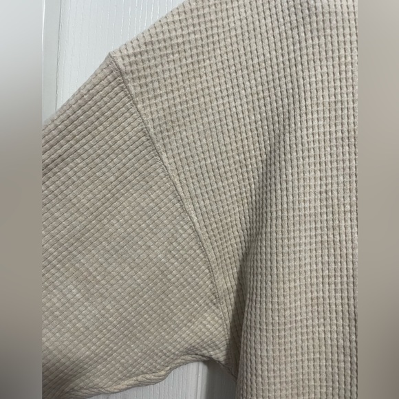 Buttoned Waffle Long Sleeve - Picture 6 of 8